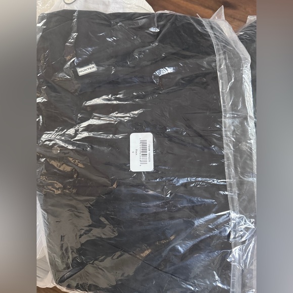 Hunter Water Resistant Cotton Smock Jacket Black Small NWT Hooded Utility Coat - Picture 6 of 6